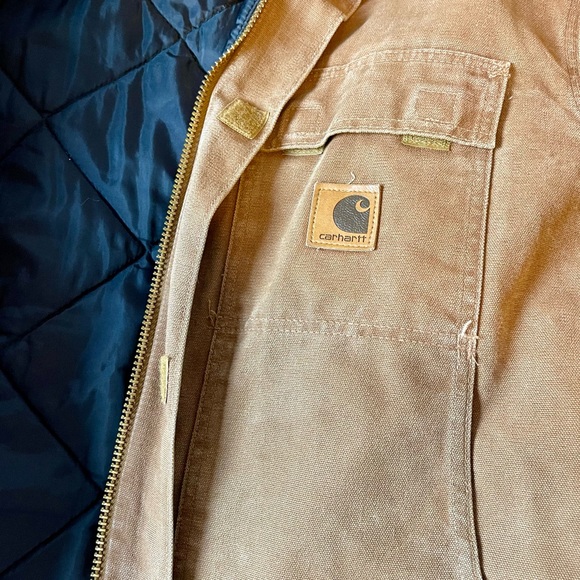 Carhartt Men's Loose Fit Washed Duck Insulated Active Jacket XL Tall - Picture 7 of 8